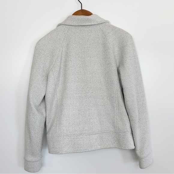 Cupcakes And Cashmere Knit Moto Jacket, Gray, Small - Picture 4 of 10